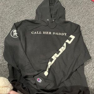 Barstool sports call her daddy hoodie with bling